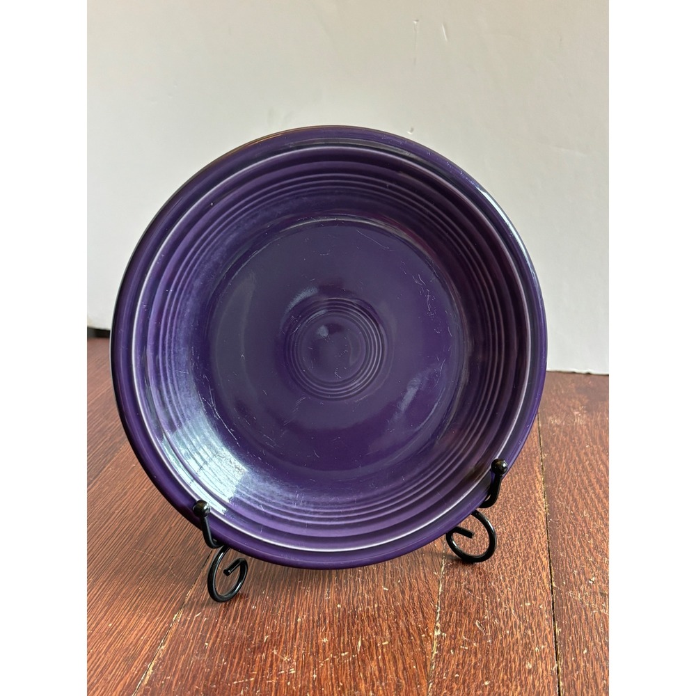 Homer Laughlin Fiesta Salad Plate Plum Purple 7.25 Inch Ceramic USA Made